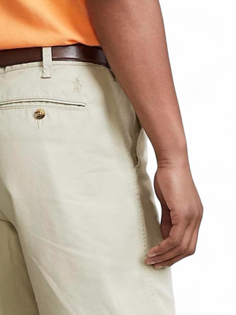 Polo Ralph Lauren Relaxed Fit Chino Short in Tan Men’s Size W32 L9 Shorts Golf - Picture 4 of 13